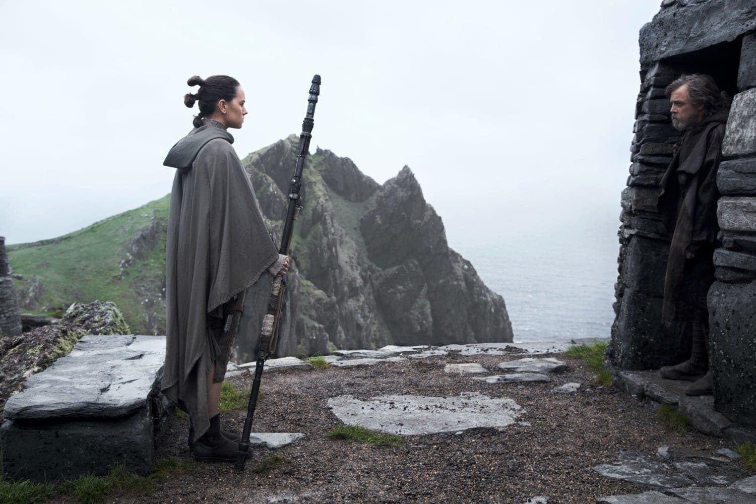 Rey and Luke