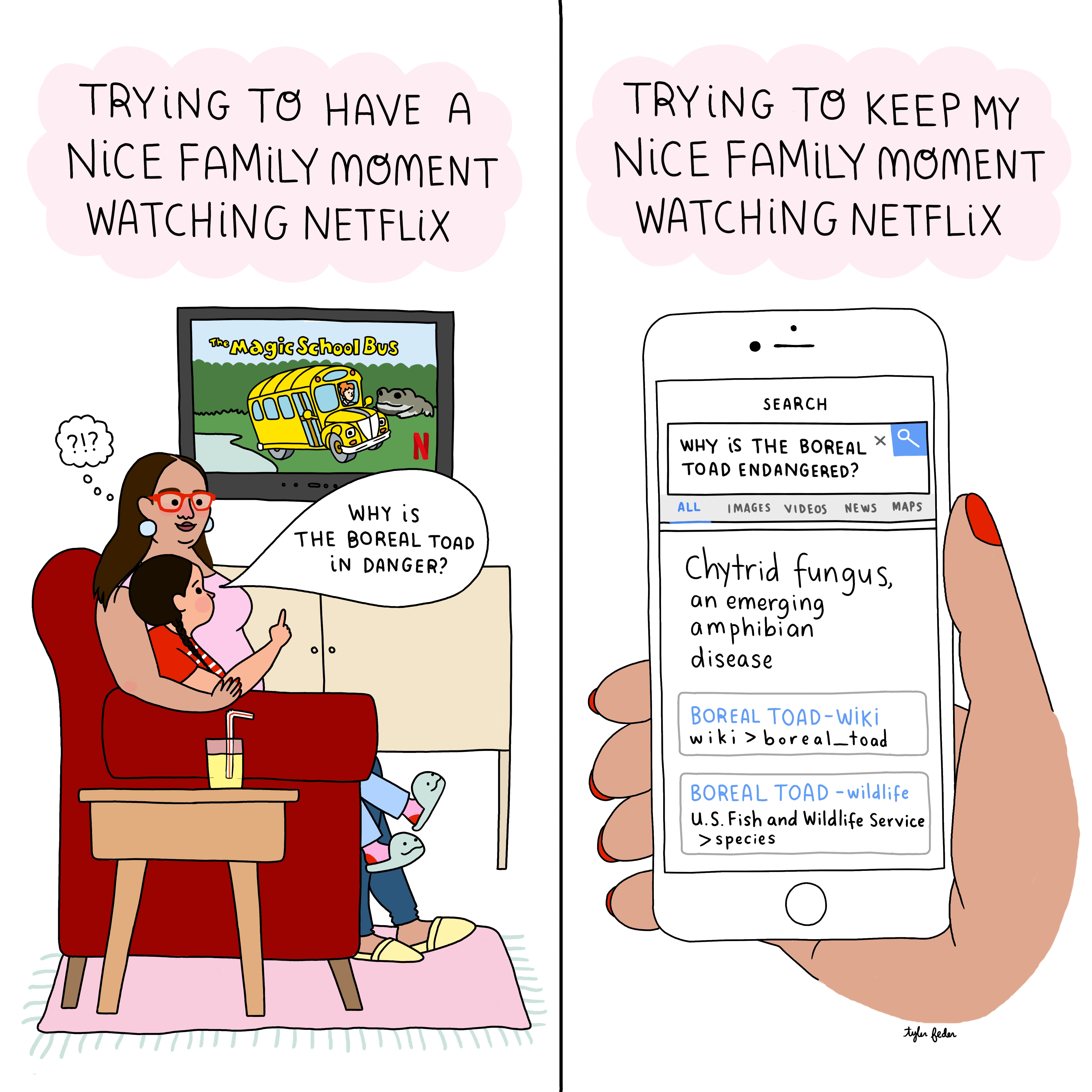 Watch Netflix, Ask Google