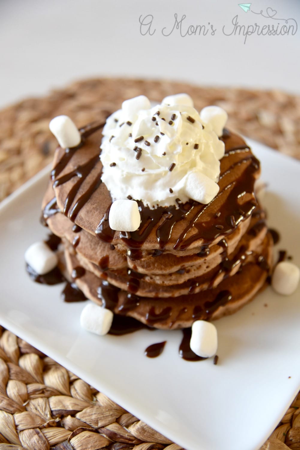 Hot Chocolate Pancakes