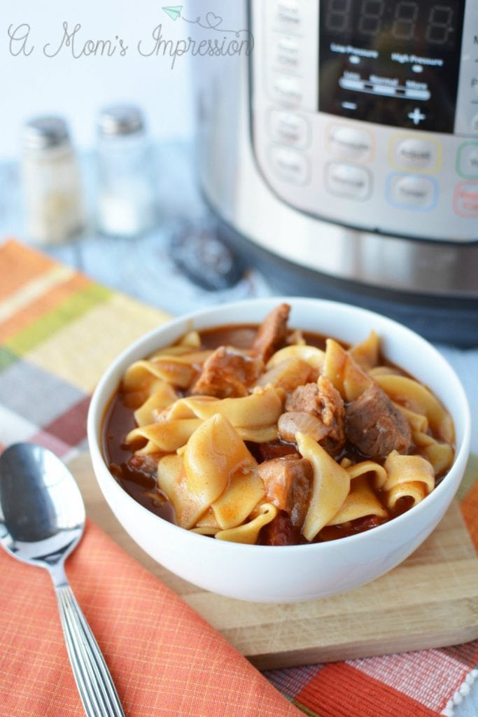Easy Pressure Cooker Hungarian Goulash Recipe
