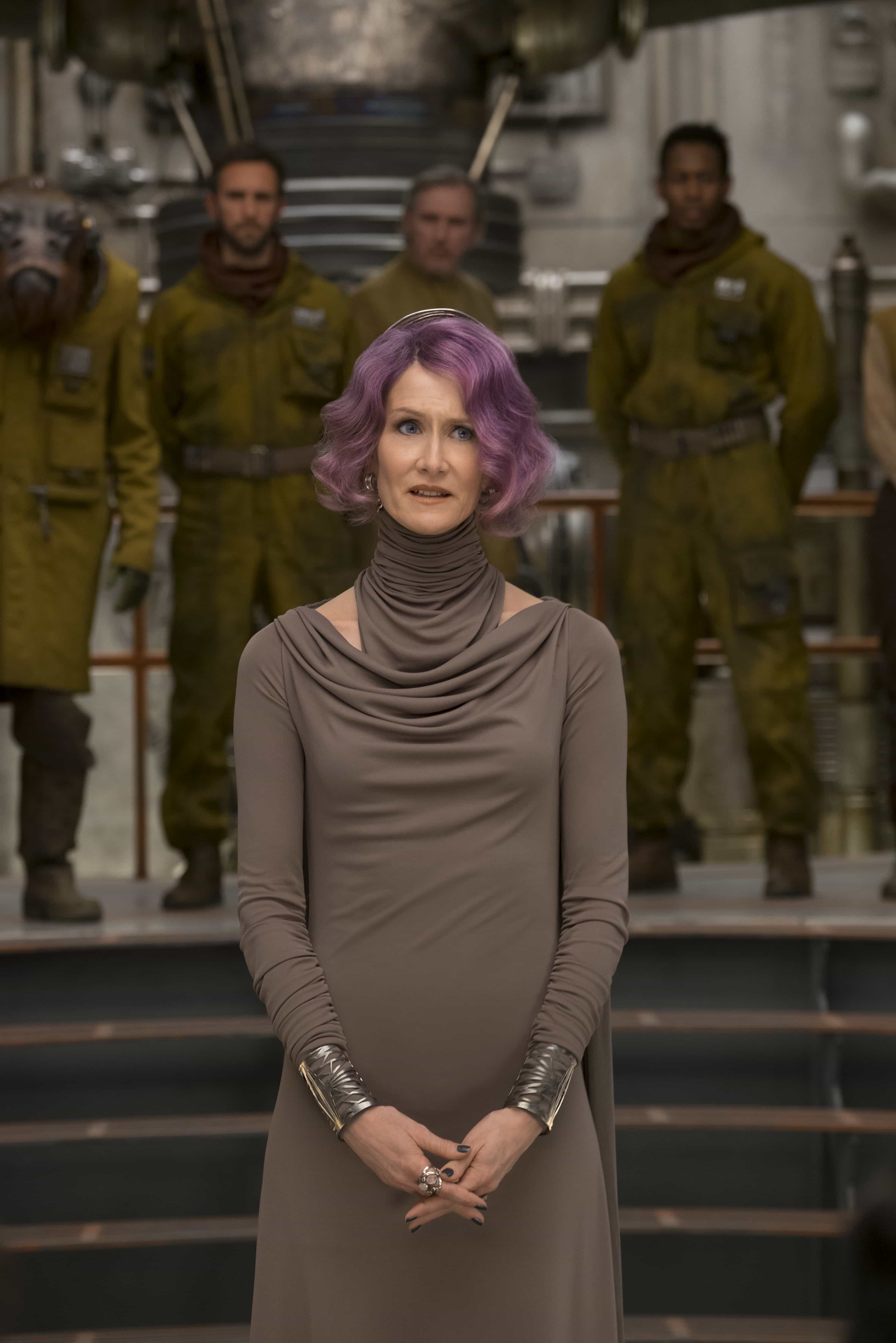 Laura Dern is Vice Admiral Holdo in THE LAST JEDI.