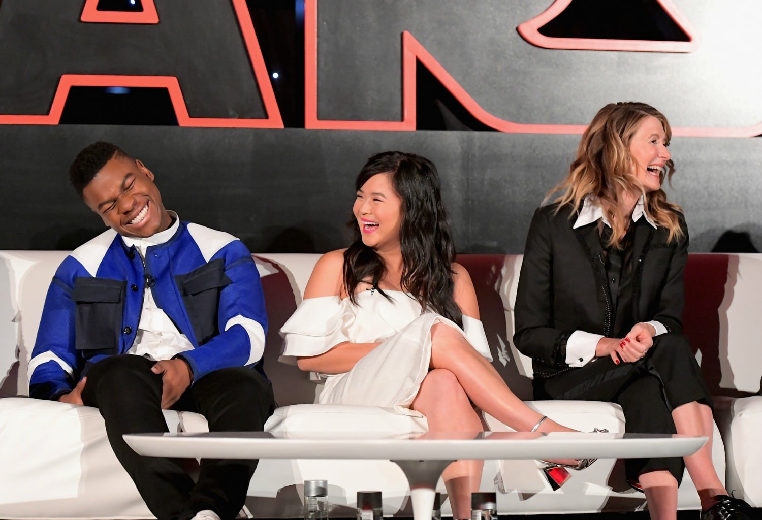 Star Wars Cast Members Laughing