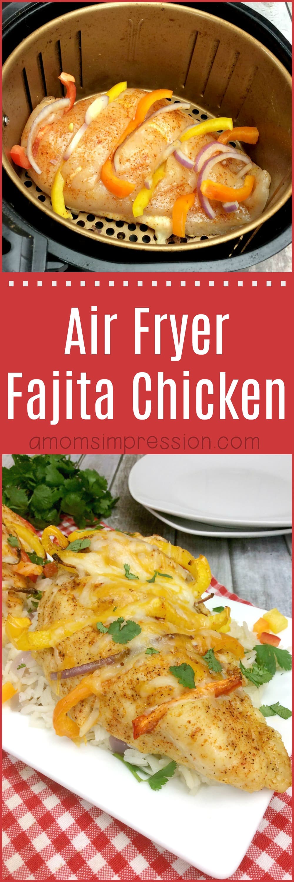 The easiest air fryer fajita chicken recipe