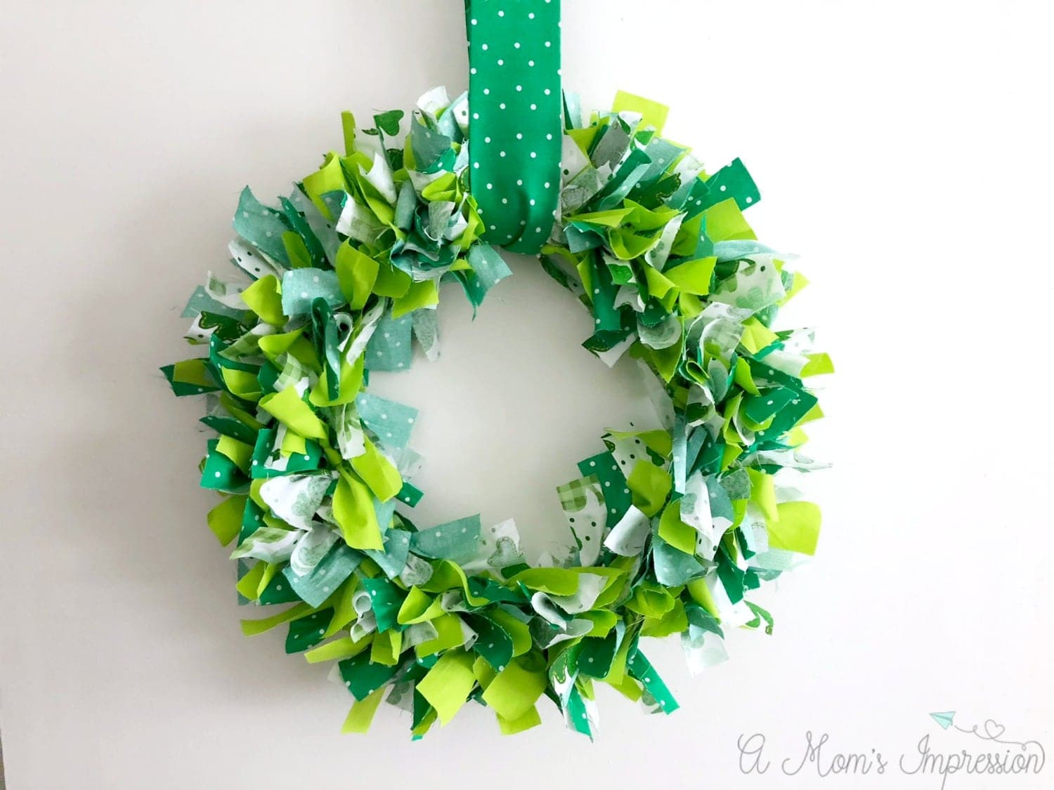 DIY Shamrock Wreath