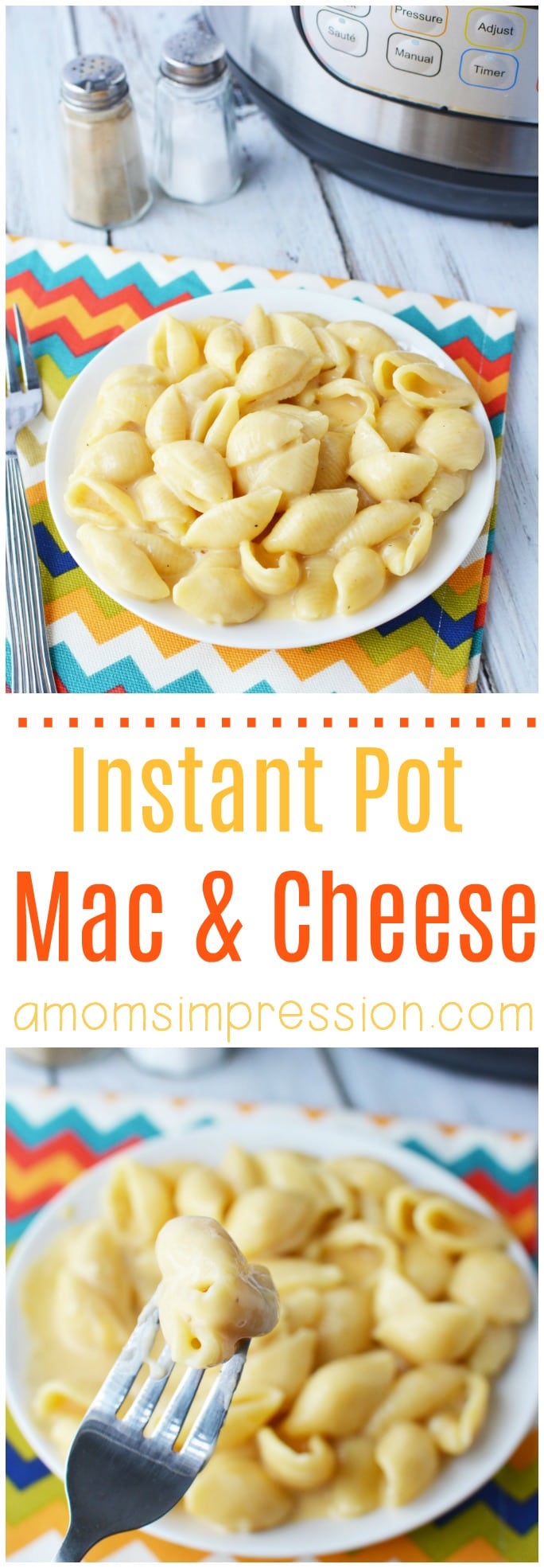 Instant Pot macaroni and cheese recipe