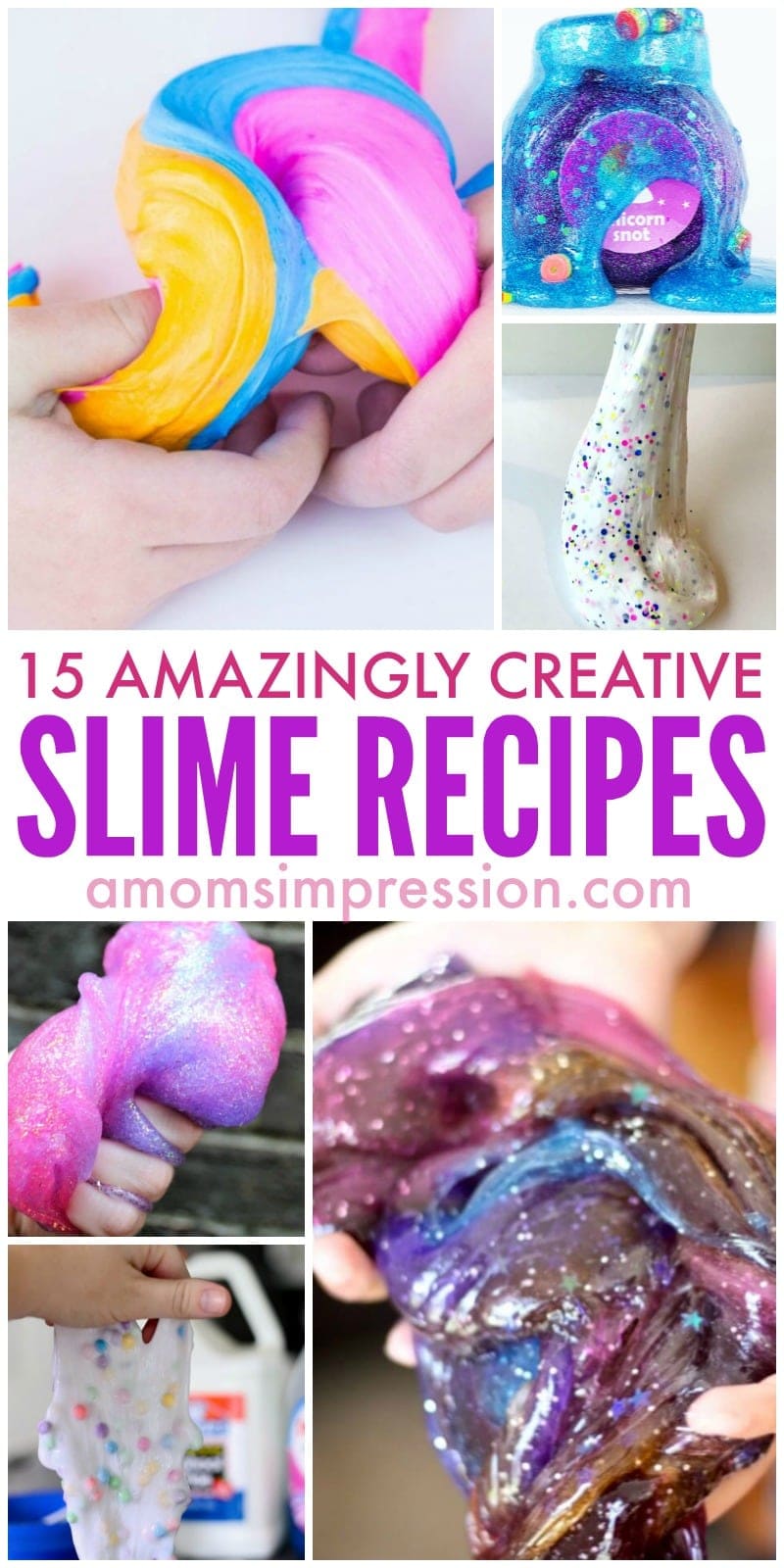 Unicorn Slime - The Best Slime Recipe - Natural Beach Living