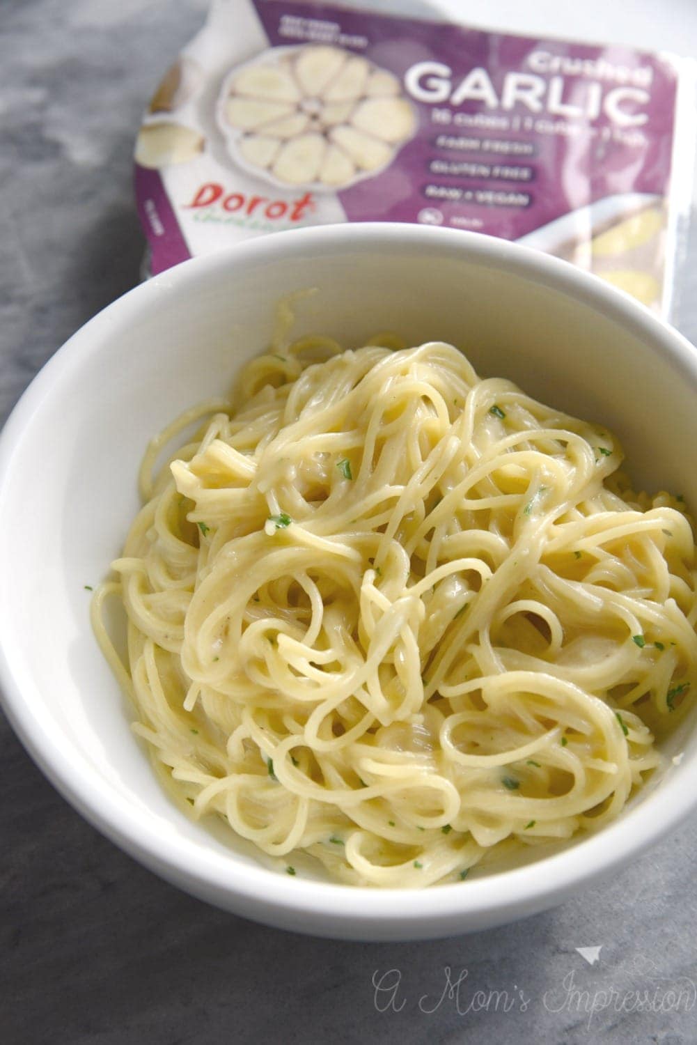 Garlic parmesan noodles