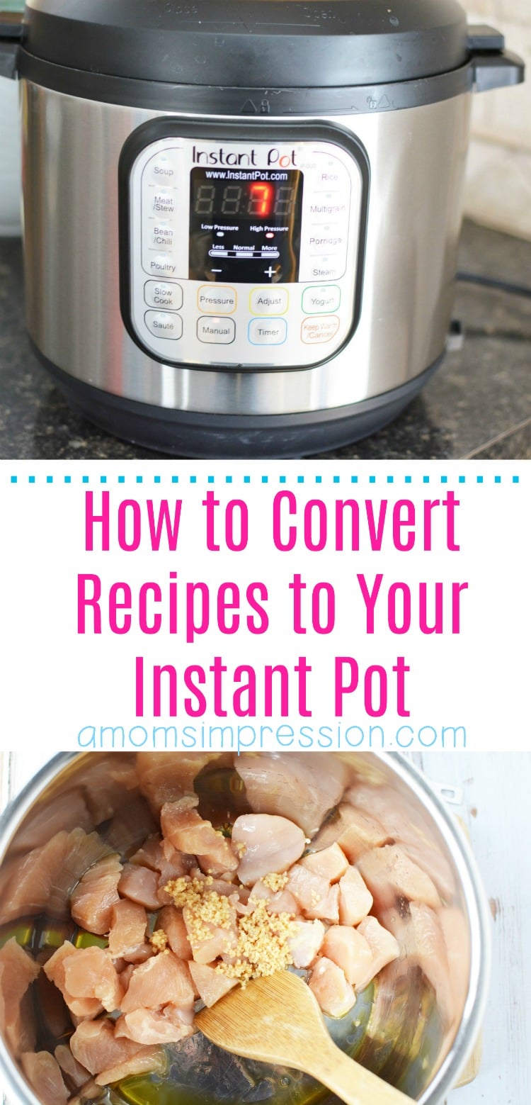 How to Convert Recipes to Your Instant Pot