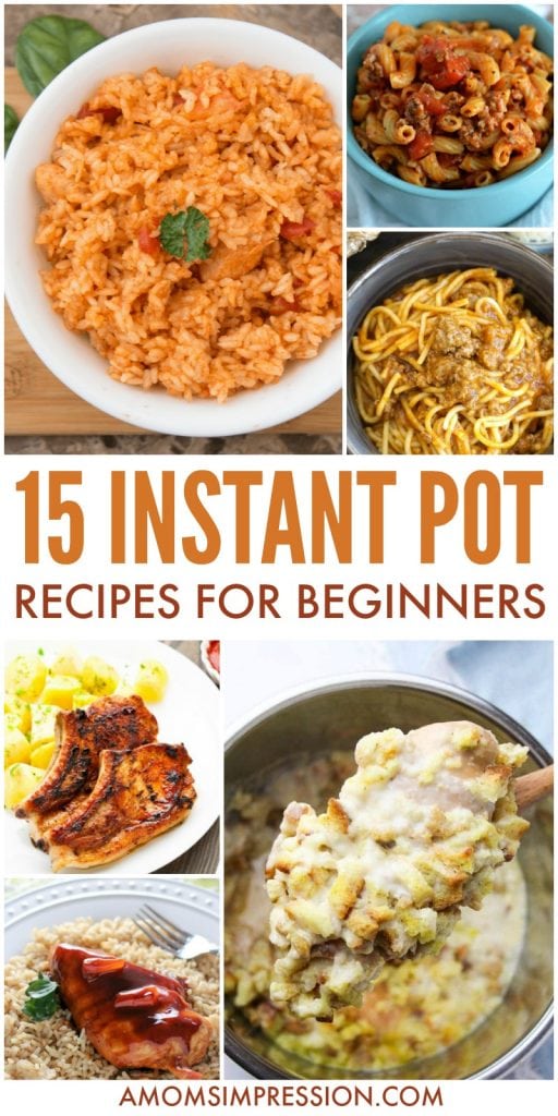 15 Easy Instant Pot Recipes for Beginners - A Mom's Impression