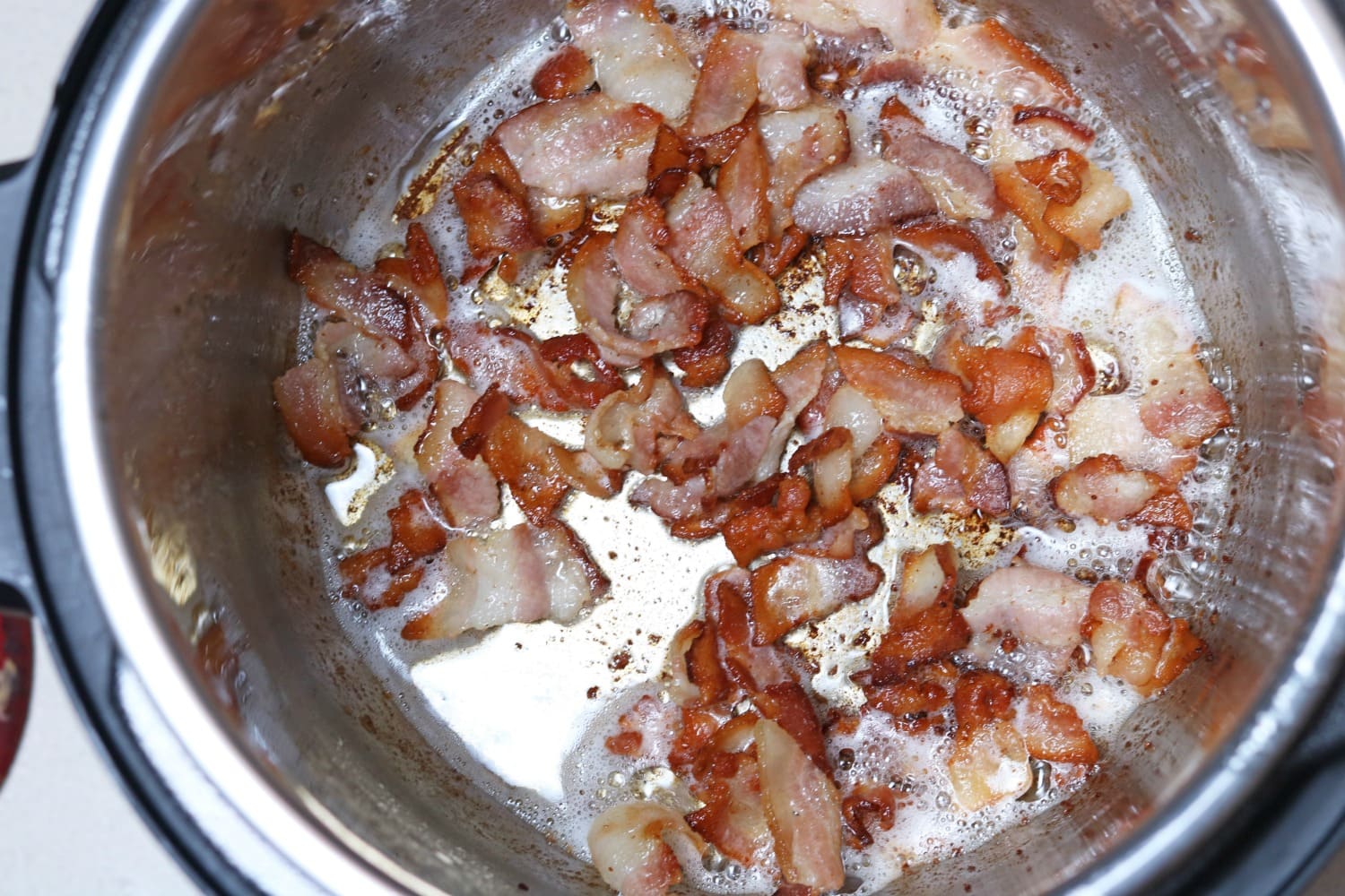 cooking bacon in the instant pot