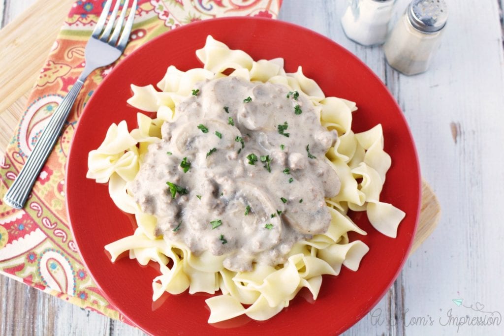 The Best Instant Pot Beef Stroganoff with Ground Beef