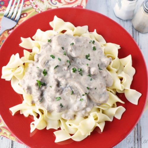 The Best Instant Pot Beef Stroganoff with Ground Beef