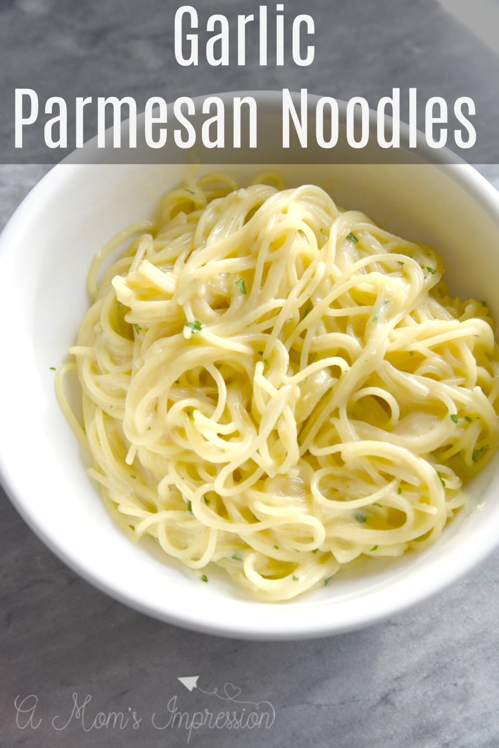 Creamy One Pot Garlic Parmesan Noodles Recipe