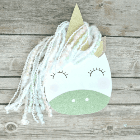 DIY unicorn birthday card