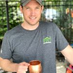 Enjoying a moscow mule