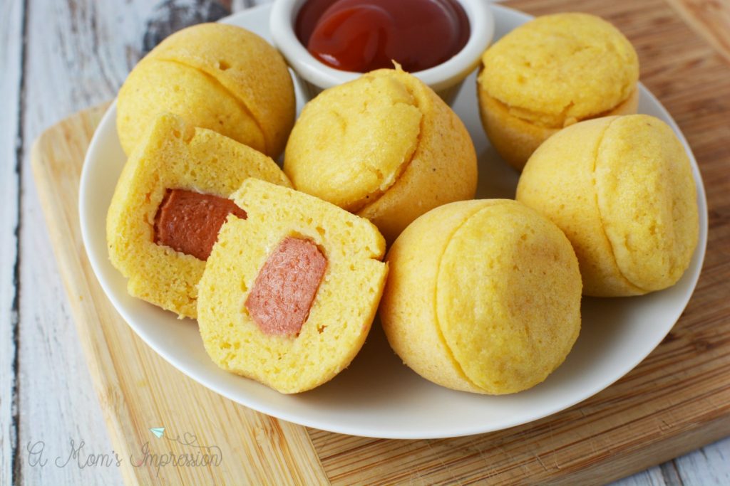 Pressure Cooker Corn Dog Bites Recipe A Mom's Impression