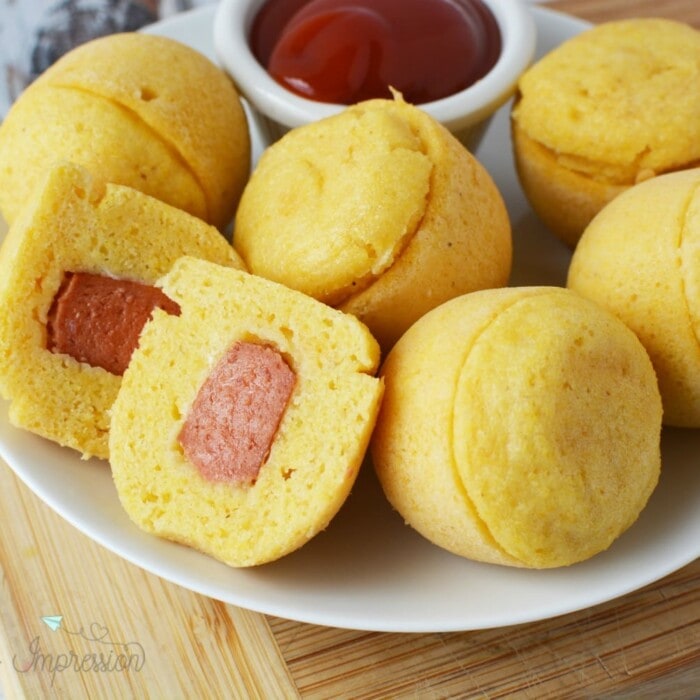 Pressure Cooker Corn Dog Bites Recipe A Mom's Impression