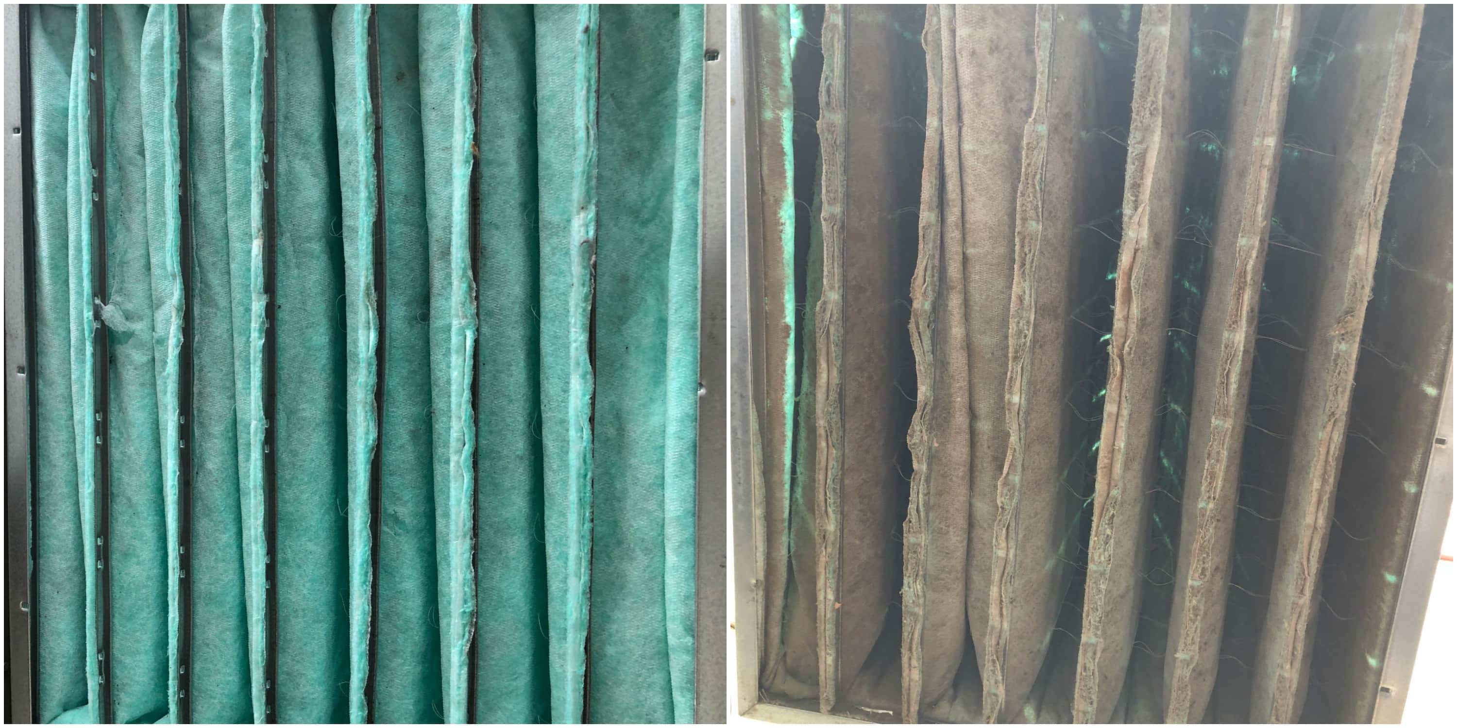 before and after filter