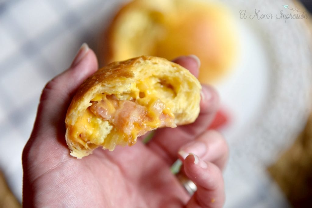 Bacon, Cheese and Egg Kolache Recipe A Mom's Impression