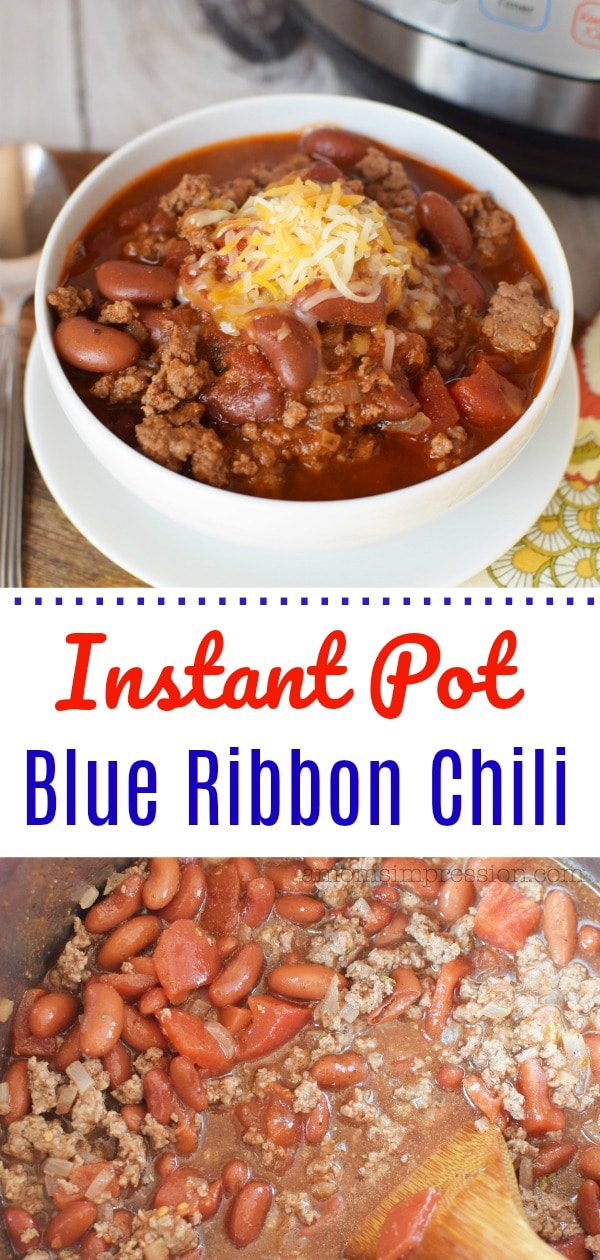 Instant Pot Blue Ribbon Chili