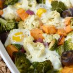 Oven Baked Eggs With Roasted Vegetables