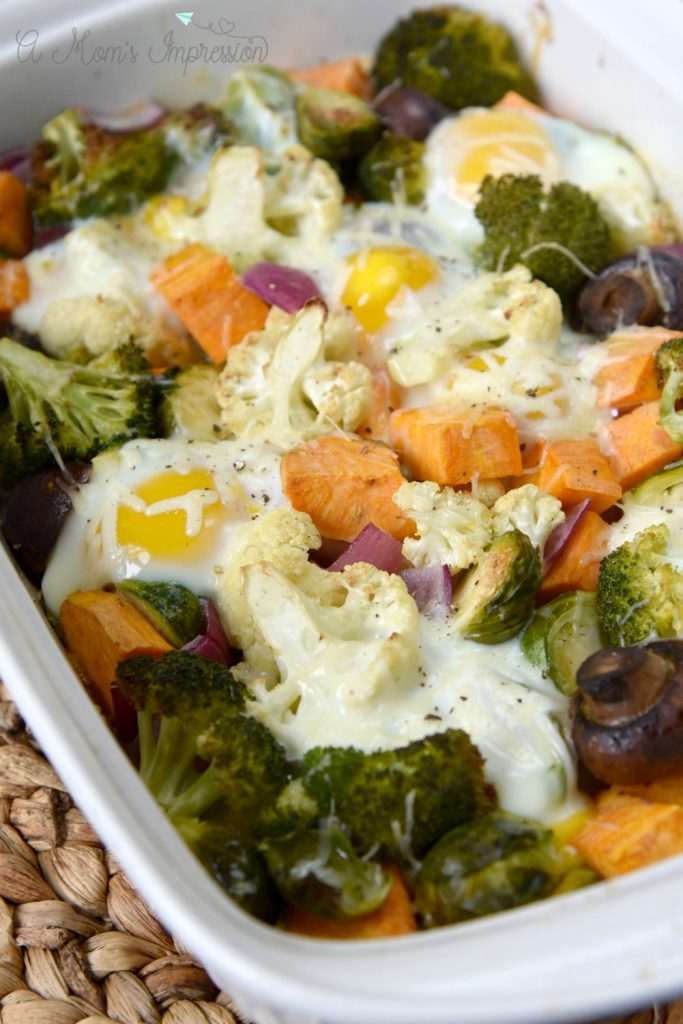 Oven Baked Eggs With Roasted Vegetables A Mom's Impression