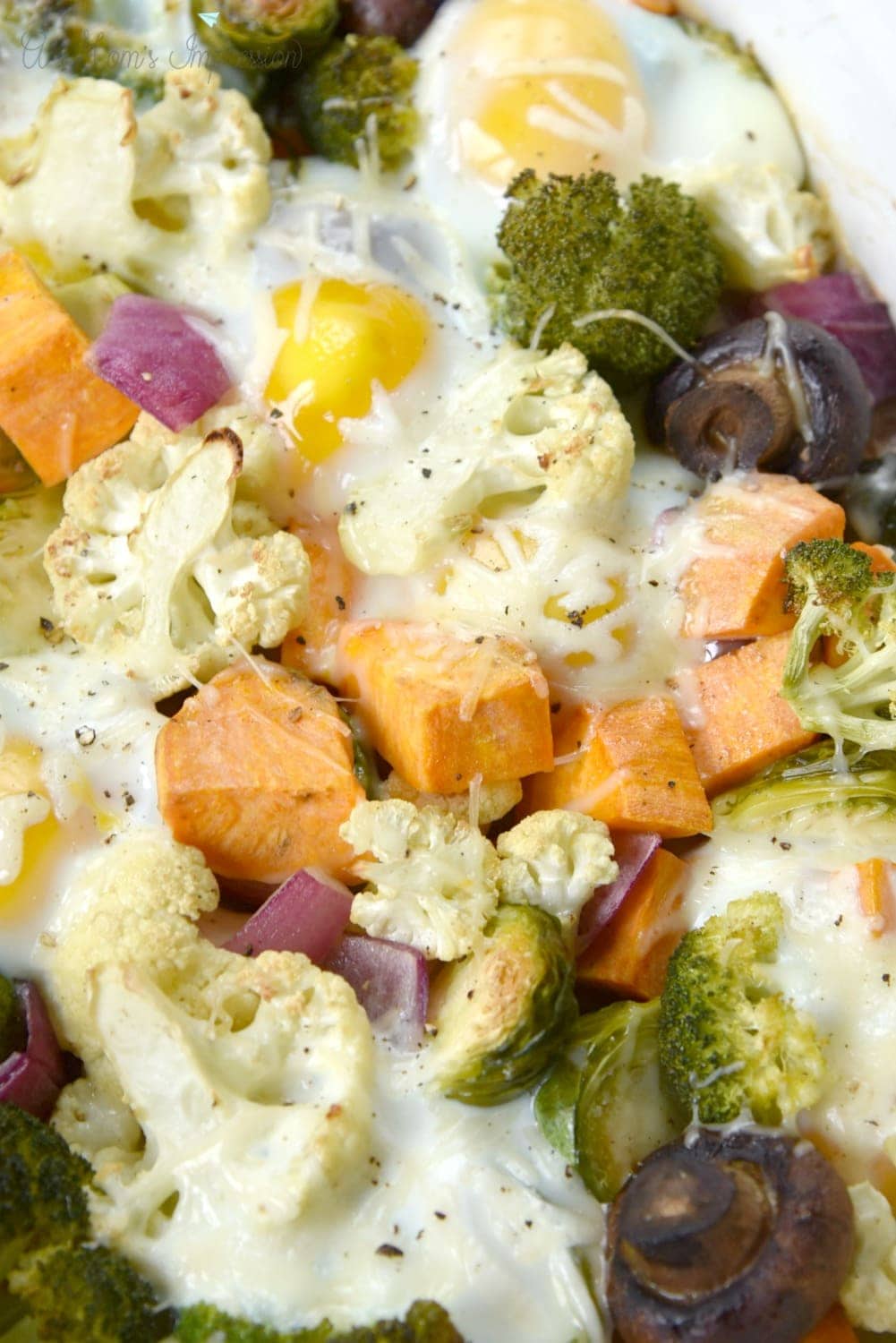 Oven Baked Eggs With Roasted Vegetables - A Mom's Impression