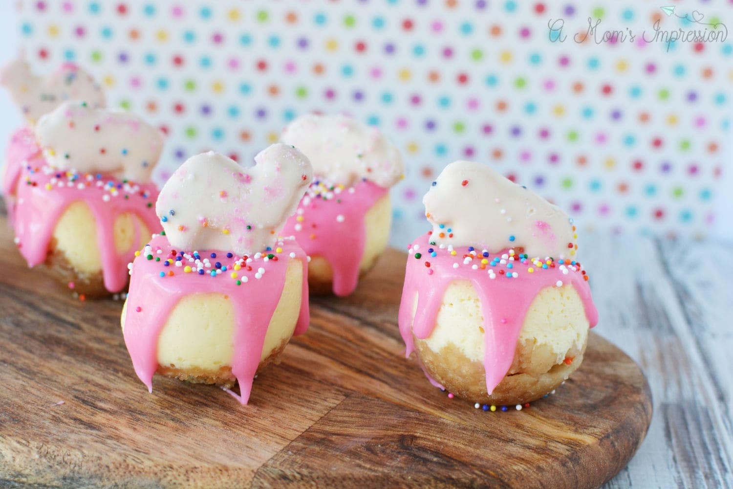 Animal Cookie Cheesecake Bites