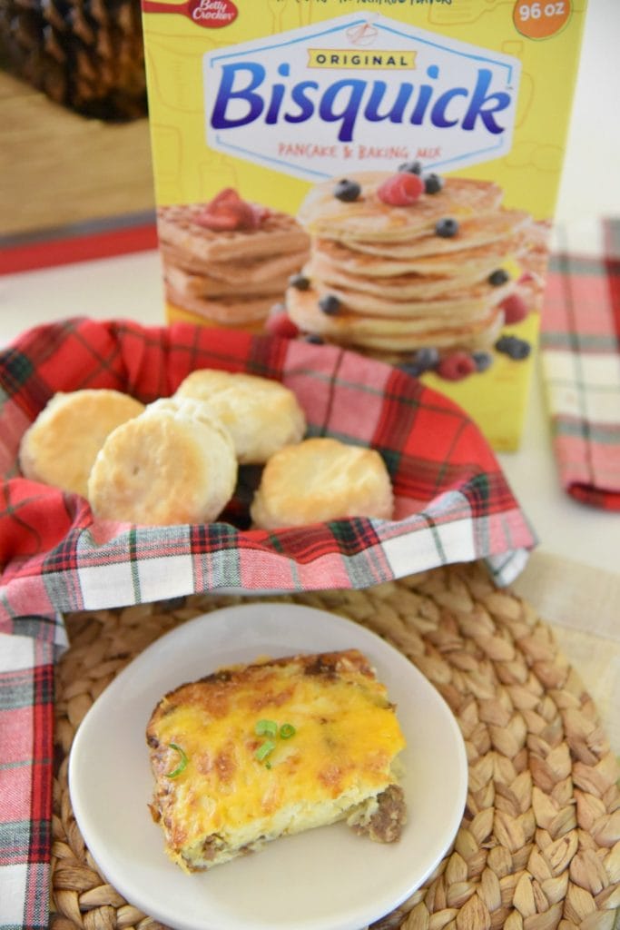 Easy Bisquick Breakfast Casserole Recipe - With Video Instructions - A