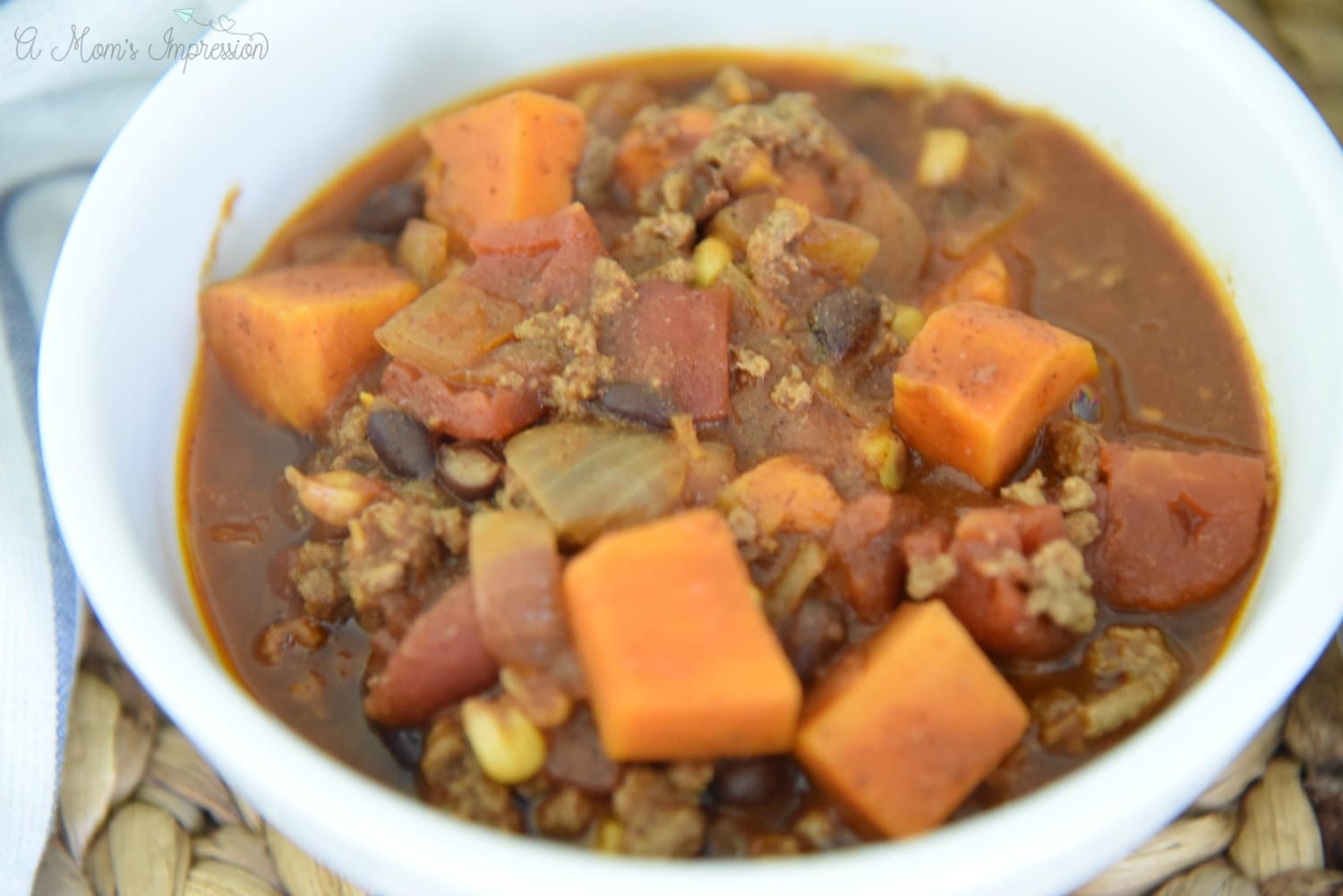 sweet potato and black bean chili