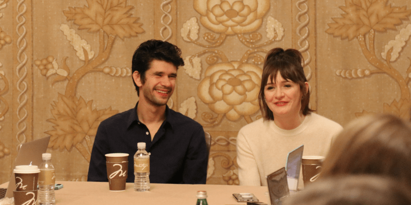 Ben Whishaw and Emily Mortimer