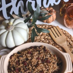 Thanksgiving rice side dish