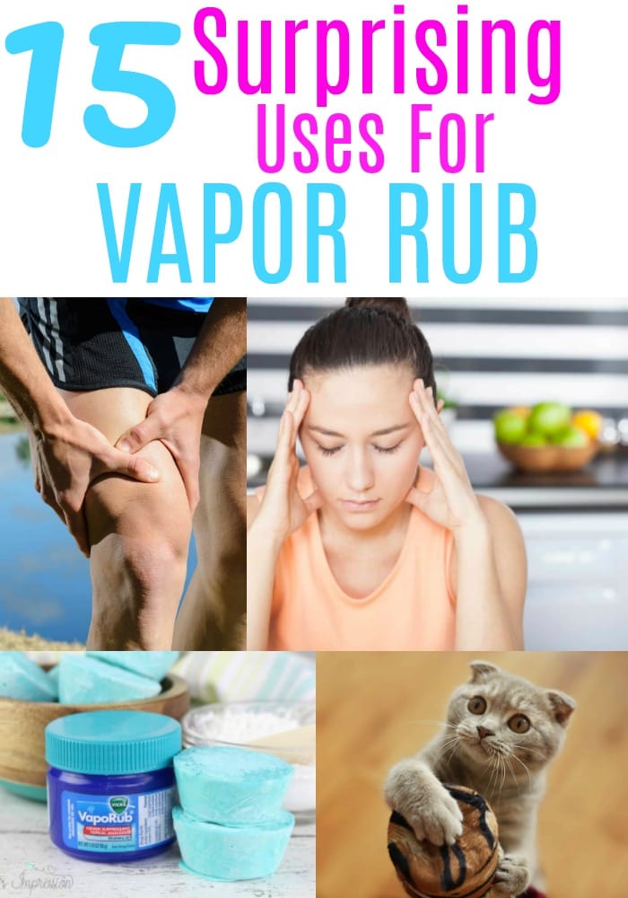 15 Surprising Uses For Vicks Vapor Rub - A Mom's Impression