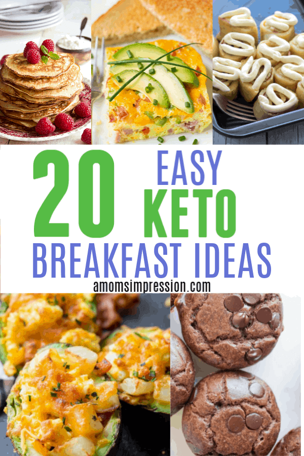 20 Keto Breakfast Ideas - A Mom's Impression | Recipes, Crafts ...