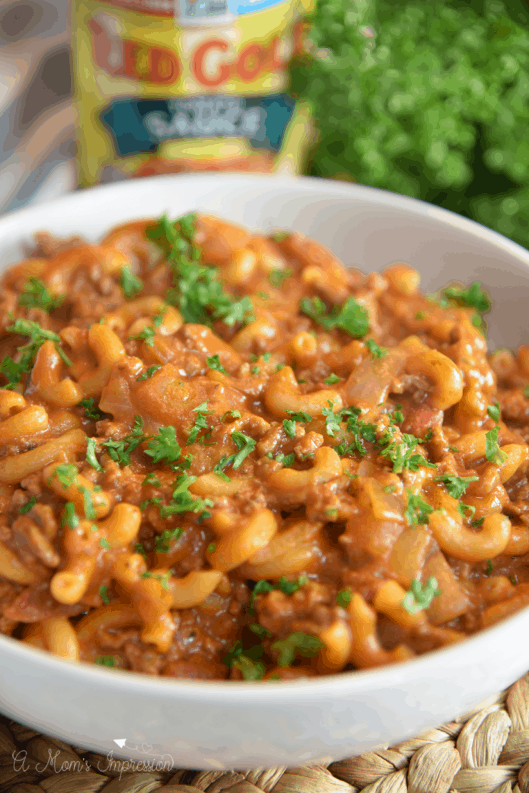 Easy Old Fashioned Goulash A Moms Impression