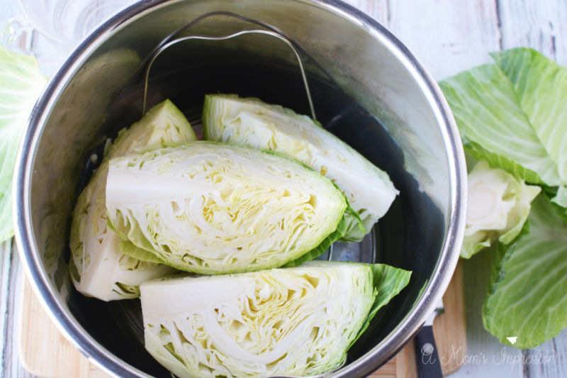 This Cabbage in Instant Pot is a great healthy side dish