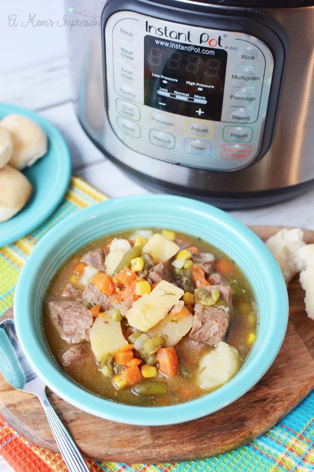 Slow cook stew in instant online pot