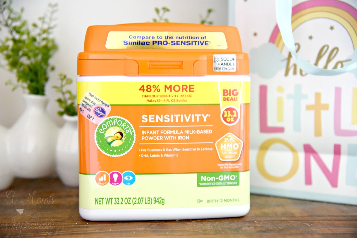 Kroger Sensitivity baby formula