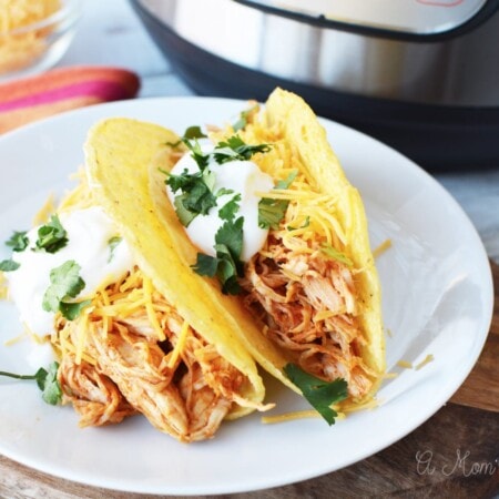 The Easiest Instant Pot Chicken Tacos Recipe Recipe - A Mom's Impression