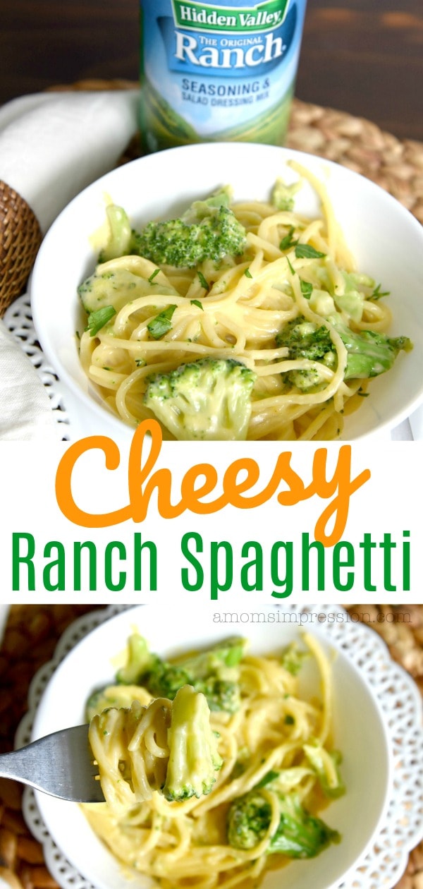 cheesy ranch spaghetti