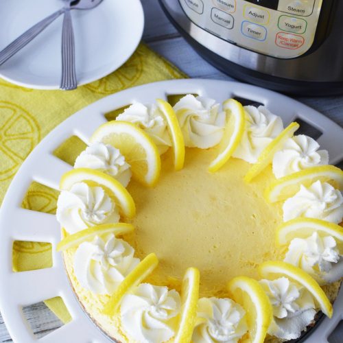 Instant Pot Lemon Cheesecake(1)