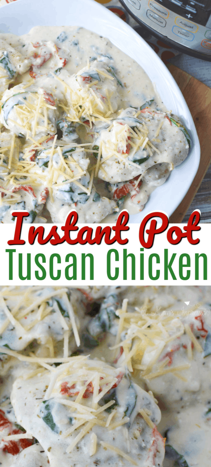 Instant Pot Tuscan Chicken Pin