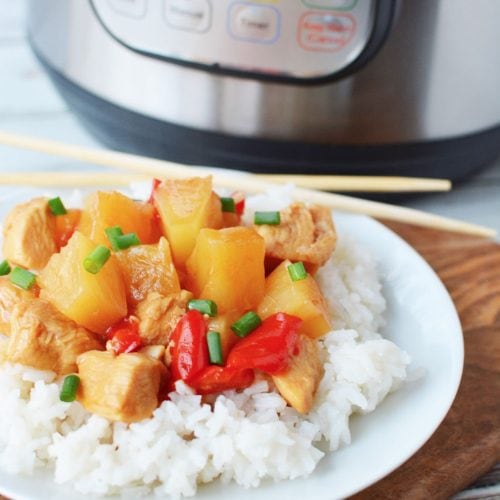Instant Pot Sweet and Sour Chicken is so easy to make in your pressure cooker