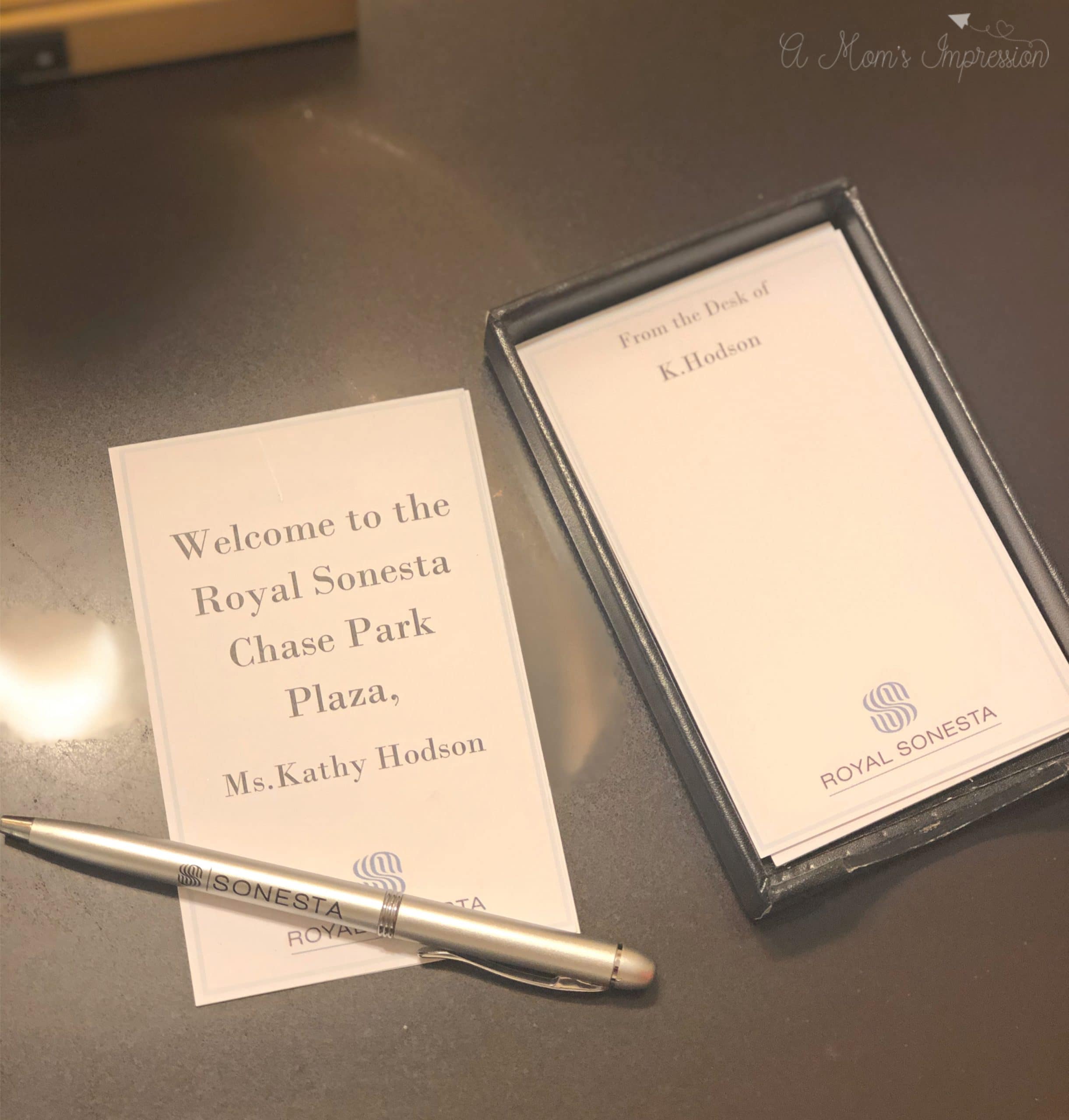 St. Louis Chase Hotel Stationary