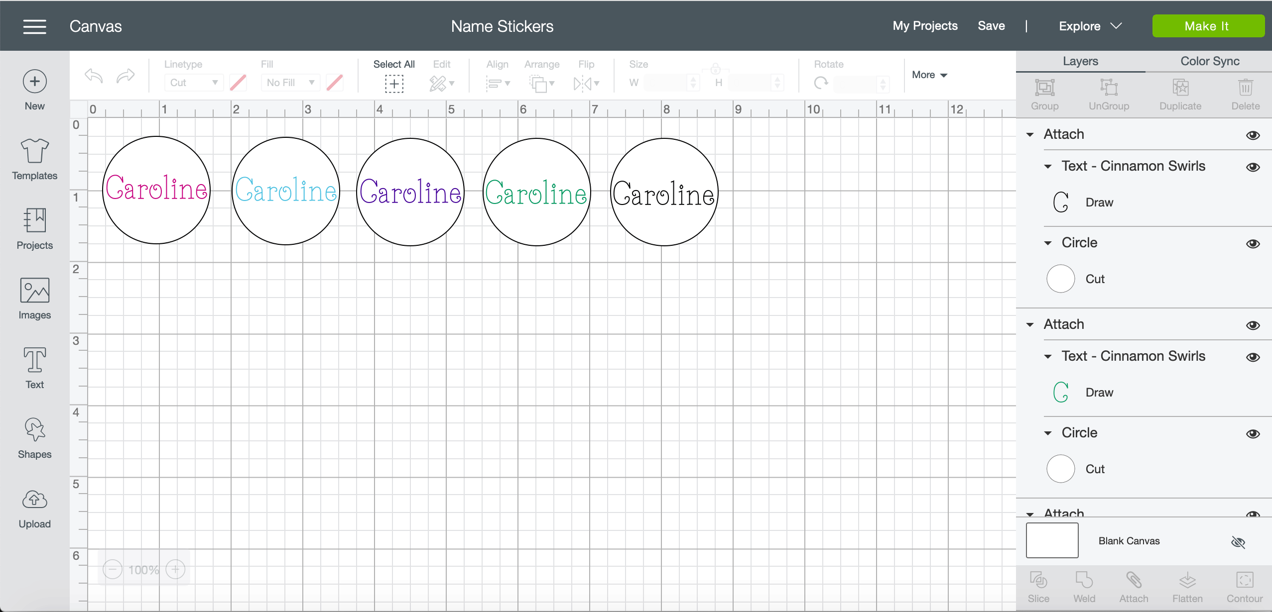 Cricut Design Space tool