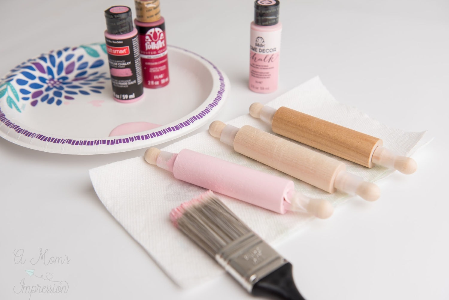 Mini Farmhouse Rolling Pins - Valentine's Day Cricut Craft - A Mom's  Impression