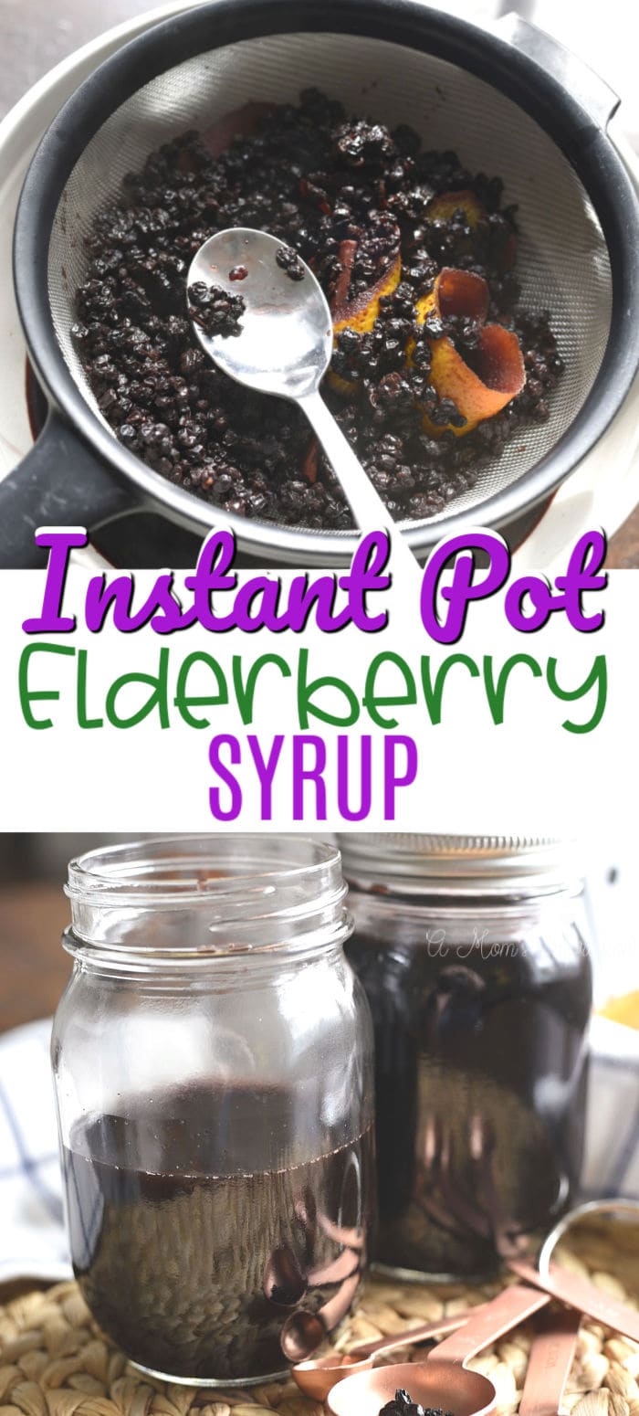 Instant Pot Elderberry syrup