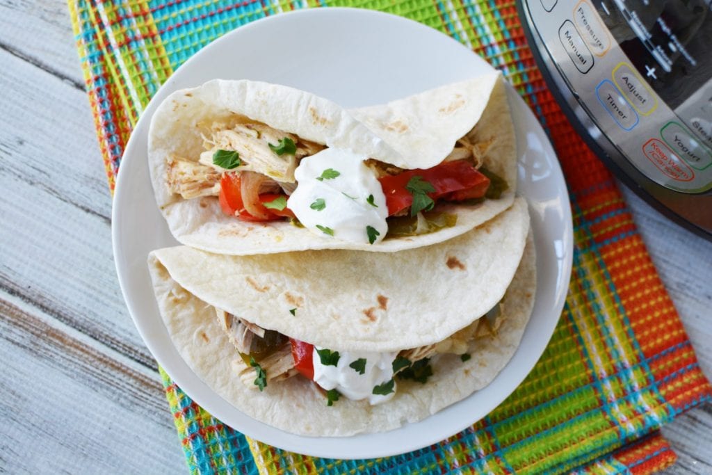 chicken fajitas instant pot