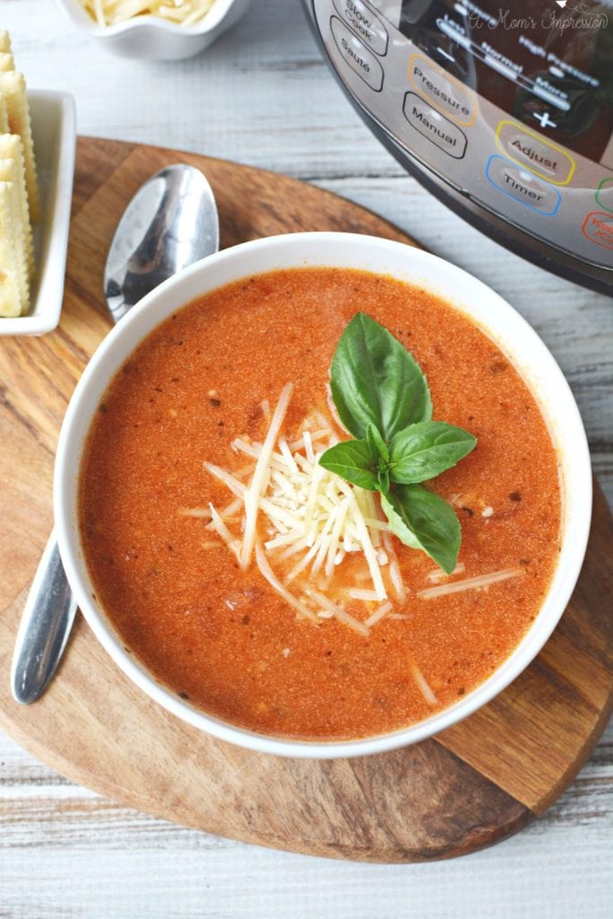 Instant Pot Tomato Soup {Quick & Healthy} –