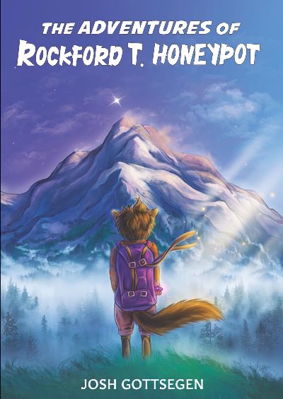 The front cover of the the adventures of rockford t honeypot book